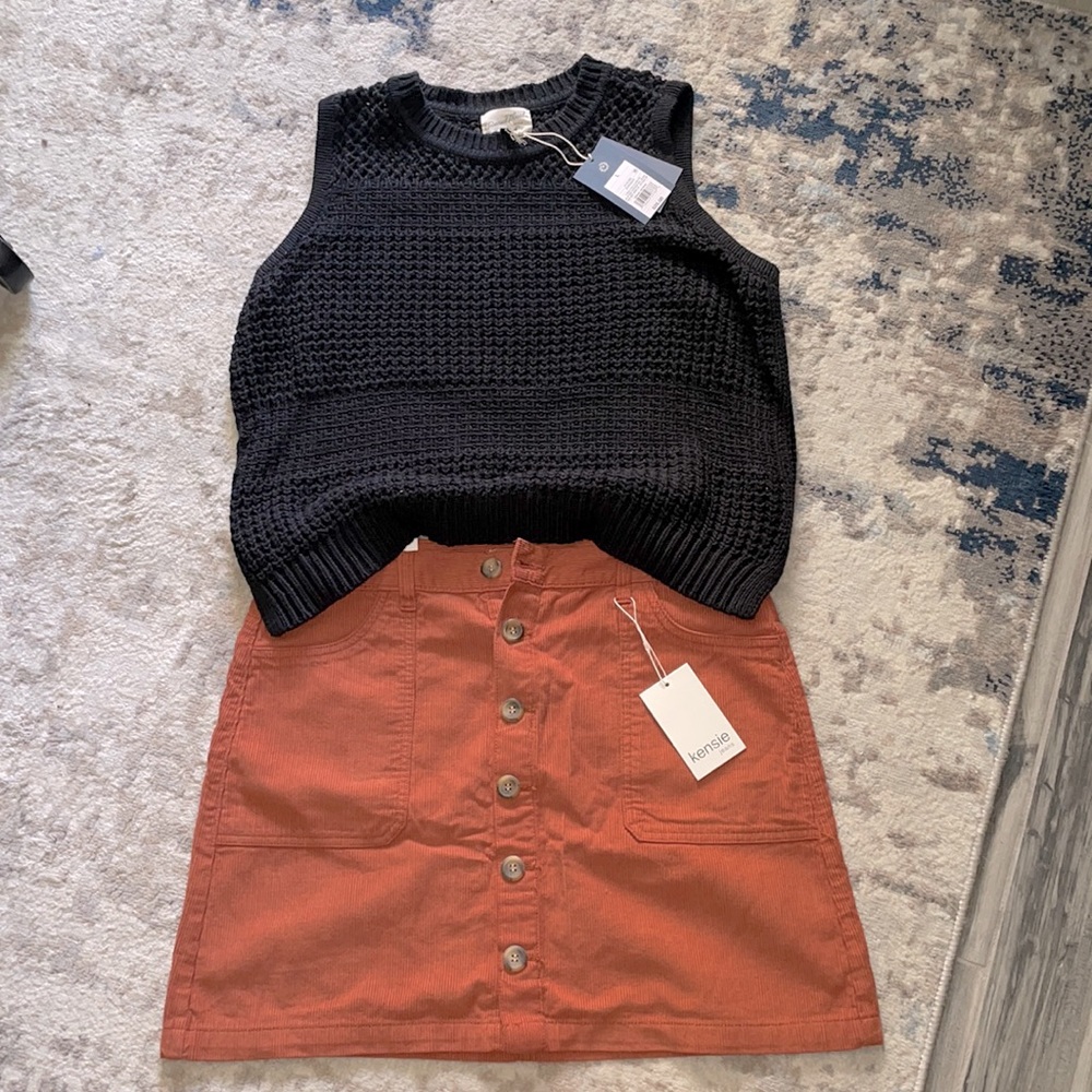 Corduroy skirt
